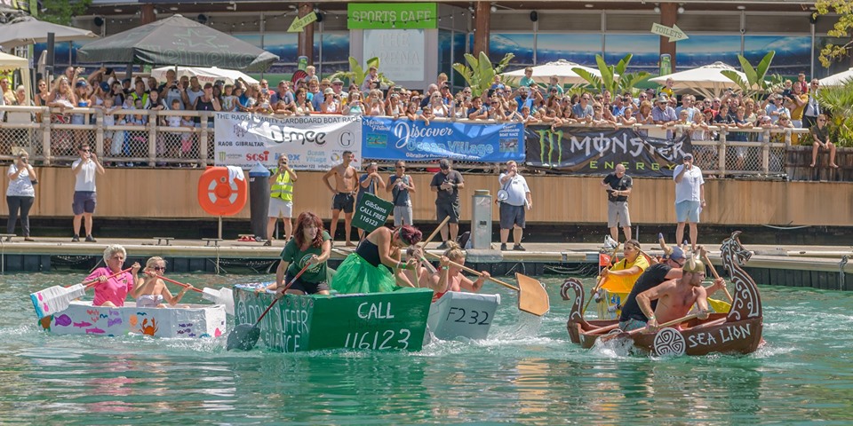 Over £5000 raised for 11th Annual RAOB Charity Cardboard Boat Race at Ocean Village Marina